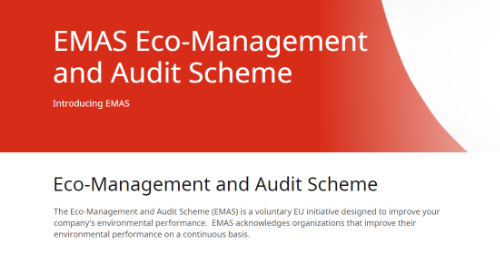 Eco-Management and Audit Scheme